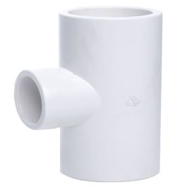 247WorkShop 2 x 1 x 2 in. Schedule 40 PVC Reducing Tee 3-Way Pipe ...