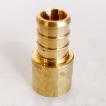 247Garden WDK 1/2 in. PEX-B x 1/2 in. Male Sweat Copper Adapter (Lead Free DZR Brass NSF PEX Crimp Fitting F1807)
