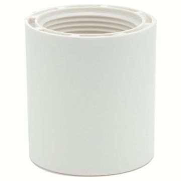 1-1/2 in. Schedule 40 PVC Female Adapter Pipe Fitting NSF SCH40 ASTM D2466 1.5" FPT x Socket