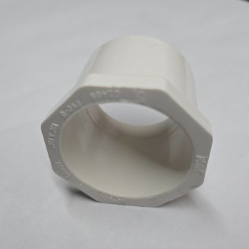 1-1/2 x 1-1/4 in. Schedule-40 PVC Reducing Ring/Reducer Bushing Pipe Fitting NSF SCH40 ASTM D2466 1.5" Spigot x 1.25" Socket