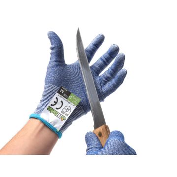 247Garden Level-D Cut-Resistant Stainless Steel-Wire Gloves (Pair, Food-Graded, Medium)