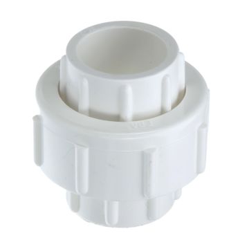 1-1/4 in. PVC Union w/ EPDM O-Ring Seals Schedule-40 Pipe/Repair Fitting Slip/Socket 1.25"