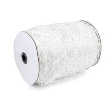 247Garden 5X300FT All-Season Trellis Netting w/ 3 in Square Mesh (White, Nylon Gardening Net 1500 Sqft Spool Roll)