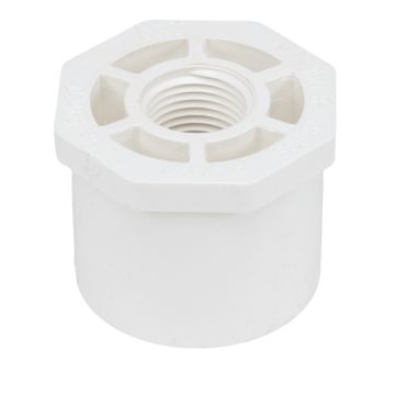 2 x 1/2 in. SCH40 PVC Female Reducing Ring Schedule-40 Pipe Fitting NSF-Certified