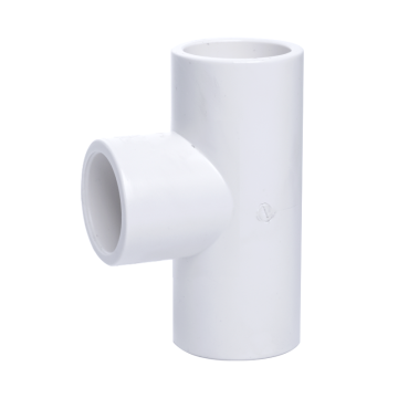 1/2 in. SCH40 PVC Tee 3-Way Schedule-40 Pipe Fitting NSF ASTM ANSI