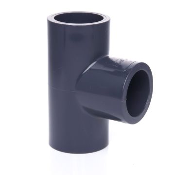 1-1/4 in. Schedule 80 PVC Tee 3-Way Straight T Sch-80 Pipe Fitting