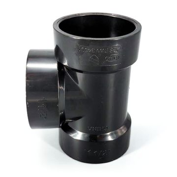 1-1/2 in. ABS Vent Tee DWV Pipe Fitting NSF ASTM D2661 