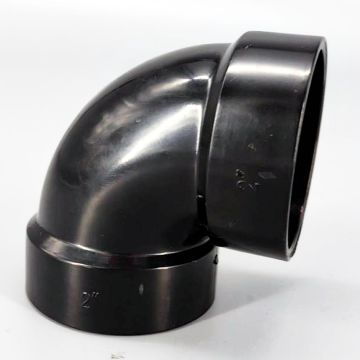 2 in. 1/4 90-Degree Short Bend Elbow NSF ASTM D2661 DWV Pipe Fitting