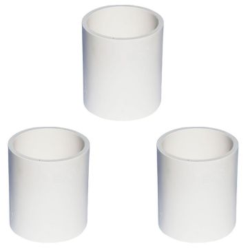 3-Pack 1-1/2 in. Schedule 40 PVC Couplings/Couplers Pipe Fittings NSF SCH40 ASTM D2466 1.5"