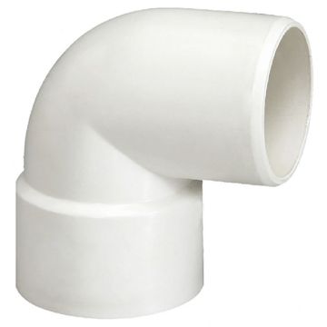 4" DWV 90* ELBOW M/F PVC Fitting ASTM D2665 NSF