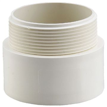 1-1/2" DWV MALE ADAPTER  SLIP X MIPT PVC Fitting ASTM D2665 NSF