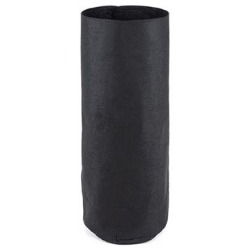 247Garden 1/2-Gallon Skinny Tall Black Fabric Pot/Deep Aeration Plant Grow Bag 4D x 10H