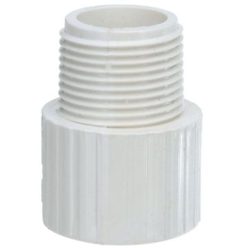 1 in. SCH40 PVC Male Adapter NSF Schedule-40 Pipe Fitting
