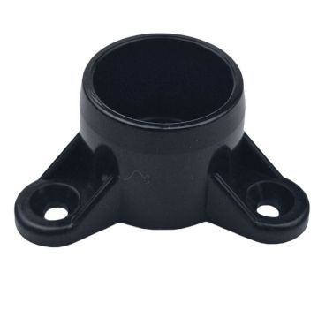 Black 1-1/2" PVC Table Screw Cap ASTM SCH40 Furniture-Grade Fitting 1.5"