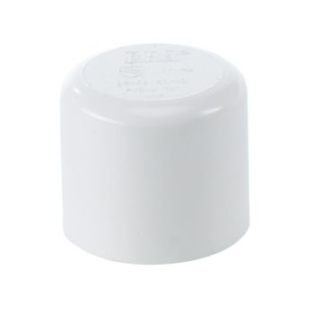 1/2 in. SCH40 PVC End Cap/End Plug NSF Pipe Fitting