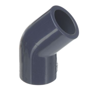1 in. SCH80 PVC 45-Degree Elbow for Schedule-80 High Pressure Pipe Fitting