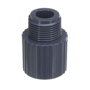 3/4 in. SCH80 PVC Male Adapter Fitting for High Pressure Schedule-80 Pipe (Socket x MPT Fitting) NSF ASTM ANSI
