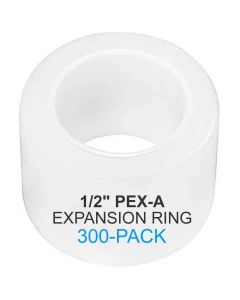 300-Pack 1/2" PEX-A Expansion Rings ASTM F1960 PPSU PEX Fittings New