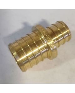 1 x 3/4 in. PEX-B Coupling (Lead Free DZR Brass NSF F1807 PEX Pipe Crimp Fitting)