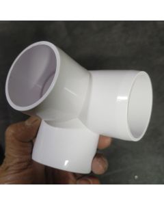 247Garden 1-1/2 in. PVC 3-Way PVC Elbow Fitting - ASTM SCH40 Furniture-Grade Connector 1.5"