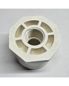 1-1/2 x 1/2 in. SCH40 PVC Female Reducing Ring SCH40 PVC Fitting NSF-Certified