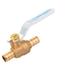 247Garden 1/2 in. PEX-B Brass Full Port F1807 400# Ball Valve (ASTM F1807 Lead Free Brass PEX Crimp Fitting)