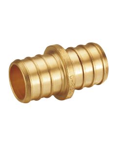 247Garden 1 in. PEX-B Coupling (Lead Free DZR Brass NSF F1807 PEX Pipe Crimp Fitting)