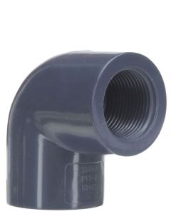 1-1/2 in. Schedule 80 PVC 90-Degree Female-Threaded Elbow, Sch-80 Pipe Fitting (Socket x Threaded) NSF ASTM D2467