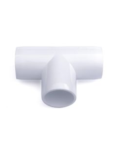 247Garden 1-1/4 in. 3-Way PVC Tee ASTM SCH40 Furniture-Grade Fitting