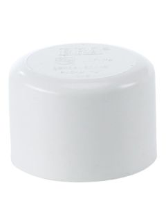 2 in. SCH40 PVC End Cap/End Plug NSF Schedule-40 Pipe Fitting