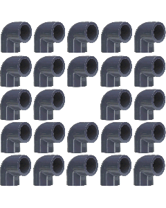 24-Pack 3/4 in. SCH80 90-Degree Elbow Fittings (Socket)