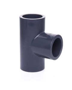 1-1/2 in. Schedule 80 PVC Tee 3-Way Straight T Sch-80 Pipe Fitting NSF ASTM D2467