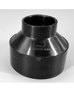 1-1/2 X 3 in. ABS Reducing Coupling/Pipe Increaser Reducer NSF ASTM D2661 DWV Pipe Fitting