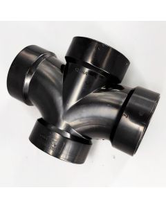 3 in. ABS Double Sanitary Tee DWV Pipe Fitting NSF ASTM D2661 