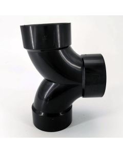 3 in. ABS Double 1/4 Bend 90° Elbow DWV Pipe Fitting NSF ASTM D2661 