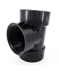 3 in. ABS Flush Cleanout Tee w/ Plug DWV Pipe Fitting NSF ASTM D2661 