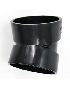 4 in. 45° 1/8 Short Bend Elbow DWV Pipe Fitting NSF ASTM D2661