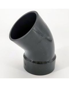 1-1/2 in. 45° Short Bend Street Elbow NSF ASTM D2661 DWV Pipe Fitting 1/8 Short Turn