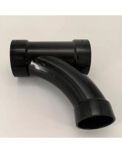 4 X 4 X 3 in. ABS Combination Wye & 1/8 Bend Reducing One-Piece DWV Pipe Fitting NSF ASTM D2661 