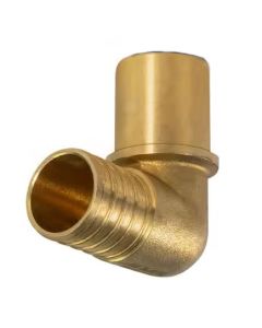 1 in. PEX-A x 1 in. Male Copper Sweat Elbow (NSF Lead Free Brass F1960 PEX Cold Expansion Fitting)