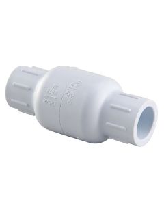 3/4 in. PVC Spring Check Valve SxS Socket-Fitting for Sch40/80 Pipe Fittings