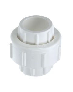 2 in. SCH40 PVC Pipe Slip Union w/ O-Ring for SCH40/SCH80 PVC Pipe Socket-Fitting (SxS)
