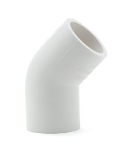 1/2 in. SCH40 PVC 45-Degree Elbow Fitting Schedule-40 Pipe Fitting NSF ASTM ANSI