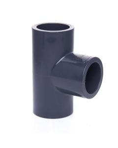 1 in. SCH80 PVC Tee 3-Way Pipe Fitting for High Pressure Schedule-80 Applications