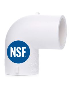 3/4-in PVC 90-Degree Elbow Schedule-40 Pipe Fitting NSF