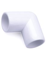 247Garden 1/2 in. PVC 90-Degree Elbow Fitting - ASTM SCH40 Furniture-Grade